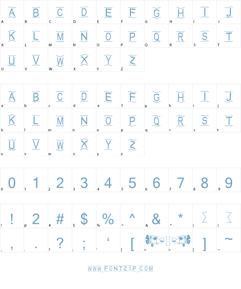 Hallo du! Font Character
